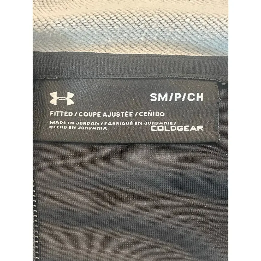 Under Armour  ColdGear ladies hoodie gray fitted design fullzip SM - Picture 3 of 10